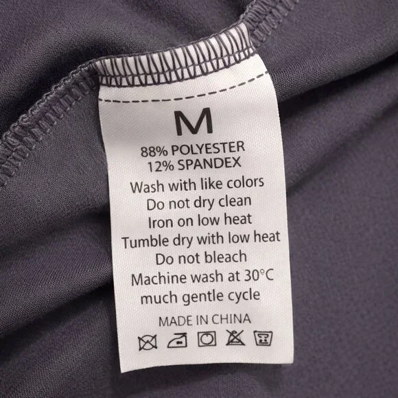 👖 Charcoal Gray Wide-Leg Pull-On Pants – Size Medium - Picture 2 of 5